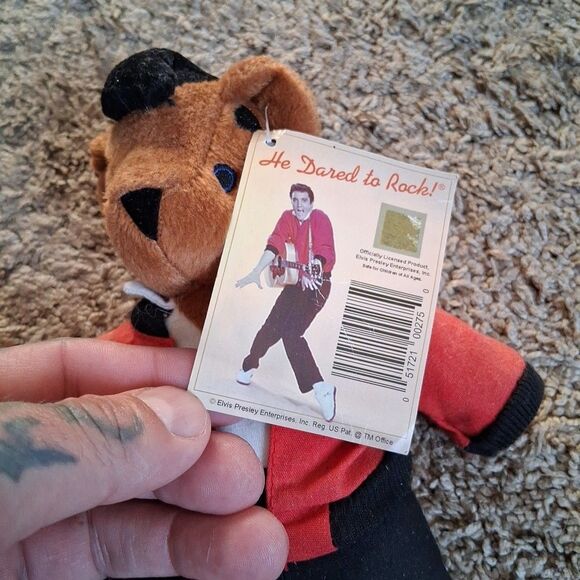 VINTAGE NATURE'S OWN ELVIS TEENY TINY BEAR PLUSH VERMONT TEDDY BEAR CO. - Picture 5 of 6